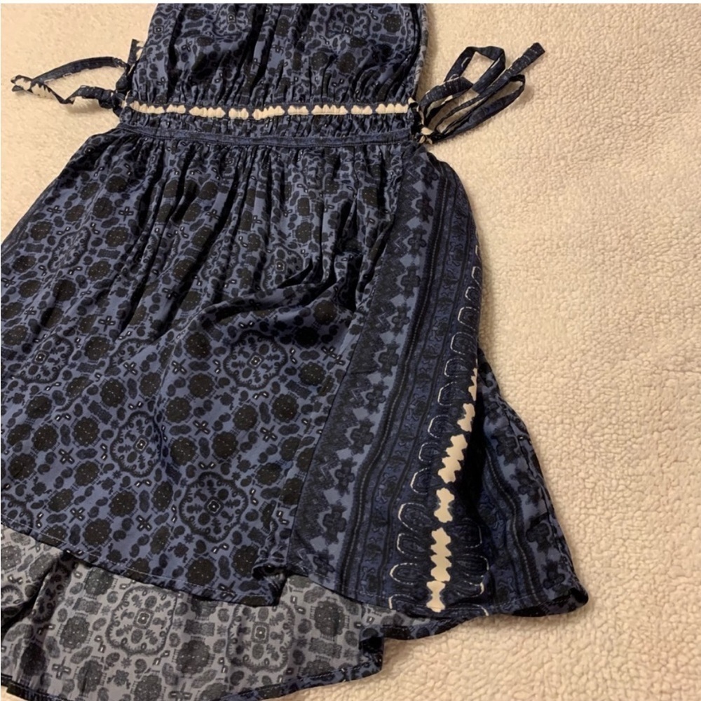 Free People Midsummer’s Day Tunic Blue Mini Dress Tank Top - Picture 10 of 13